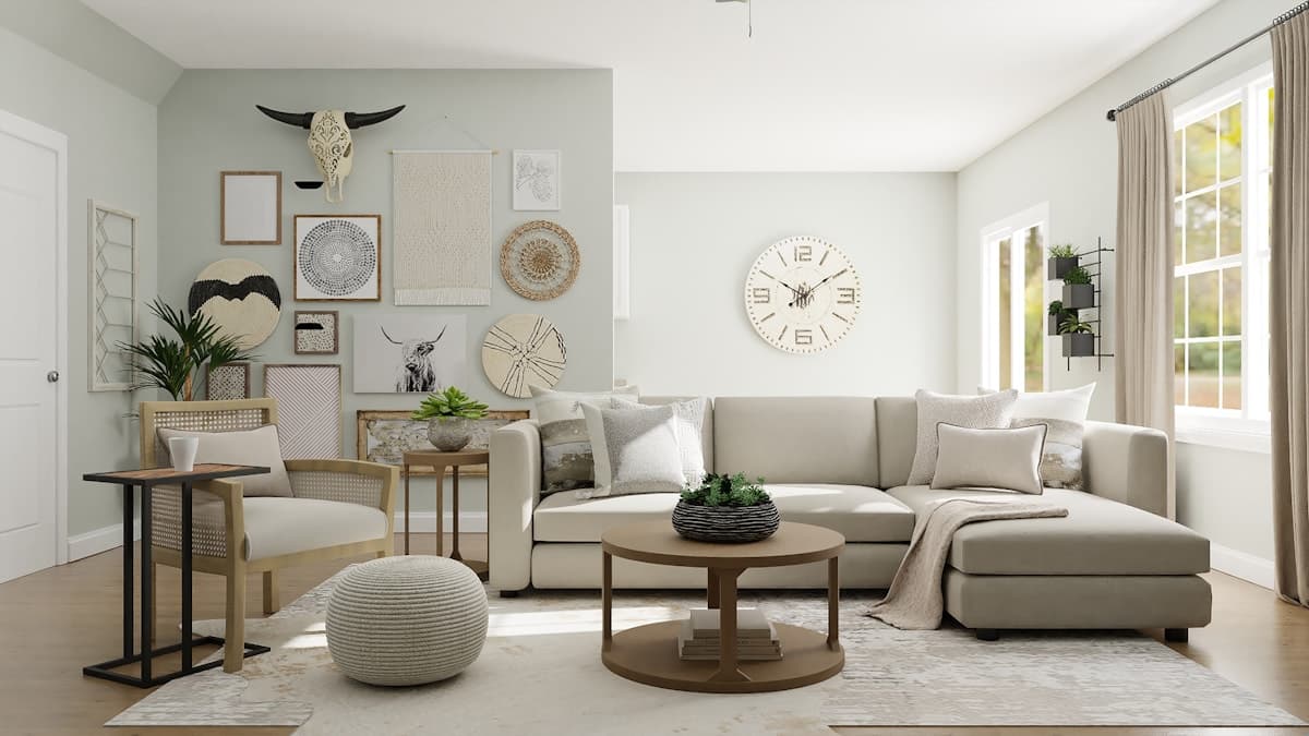 Textured office wall and flooring direction