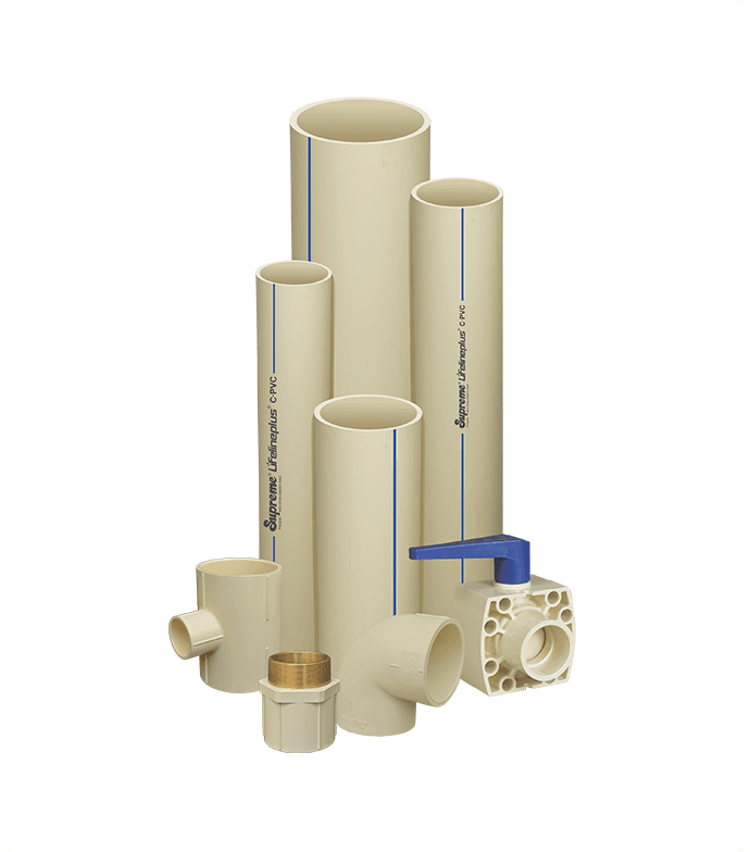 Organized pipe and fitting product collection