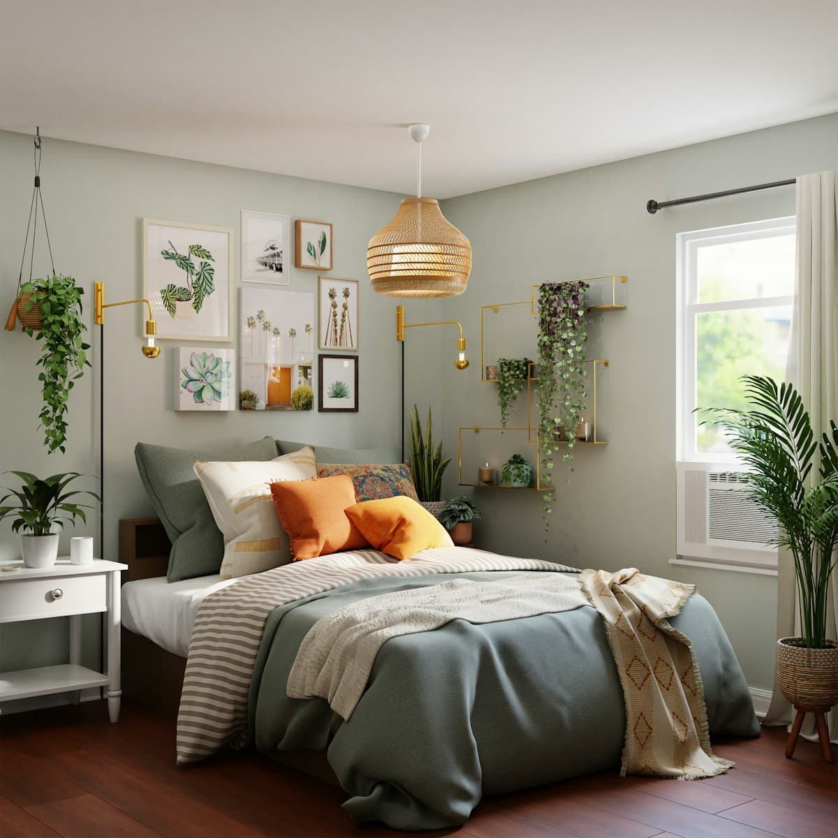 Warm bedroom flooring material direction