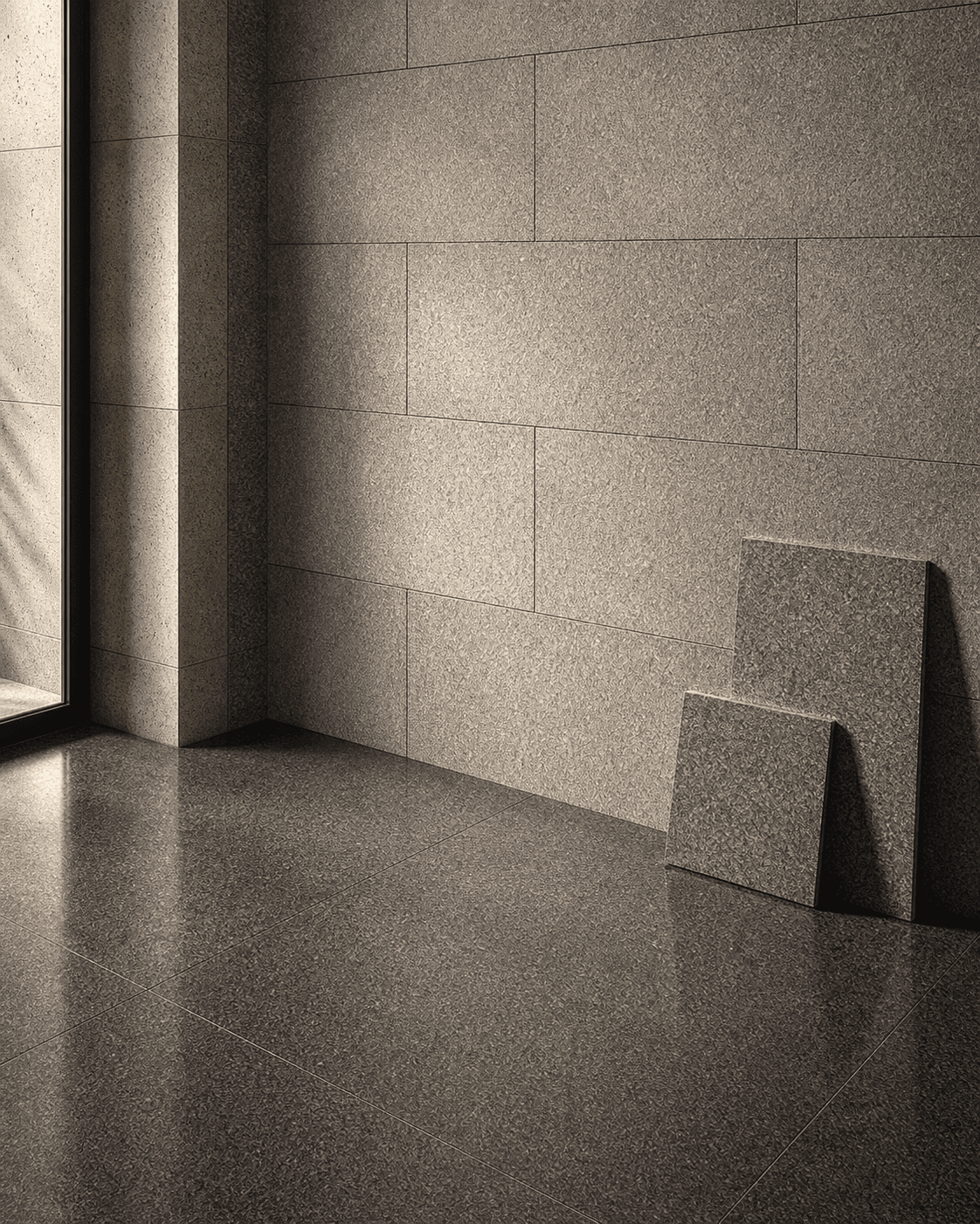 Granite wall and floor gallery direction