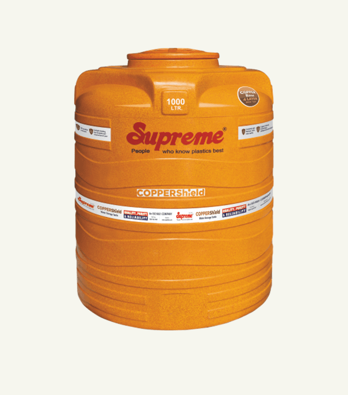 Water storage tank product range