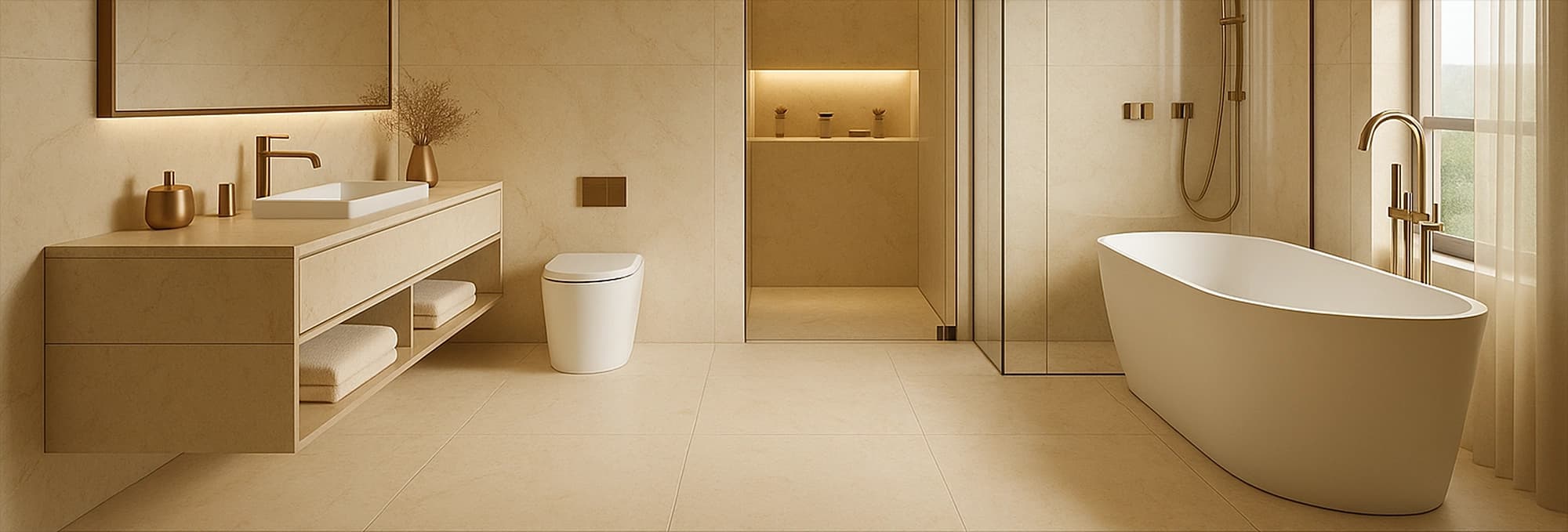Bathroom tile design sample