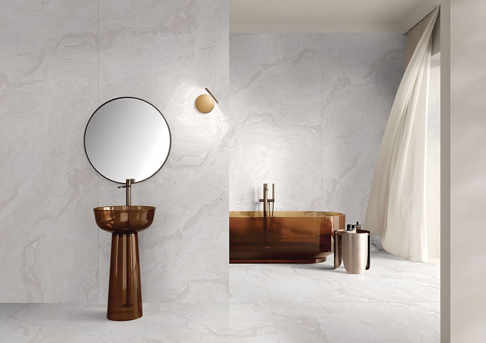 Floor tile surface sample